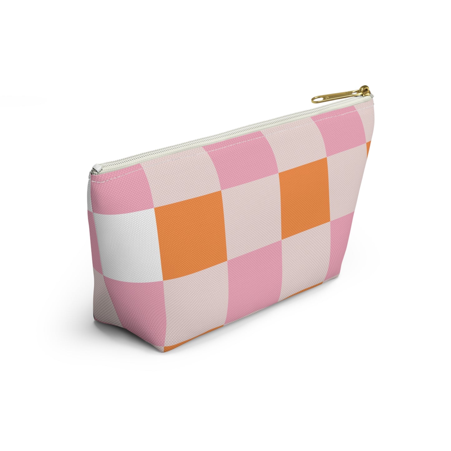 Colorful Checker Accessory Pouch | Makeup Bag | Travel Organizer