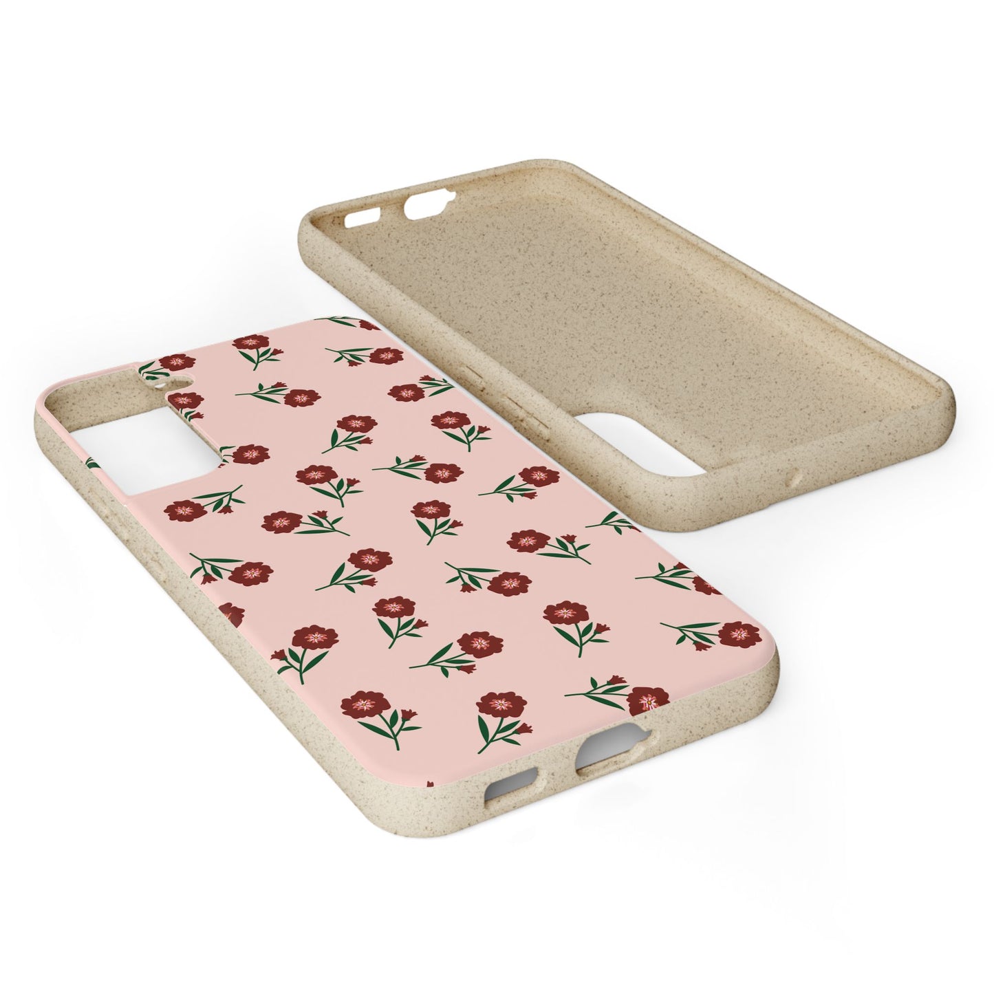 Crimson Bloom Eco-Friendly Phone Cases | Biodegradable | Sustainable