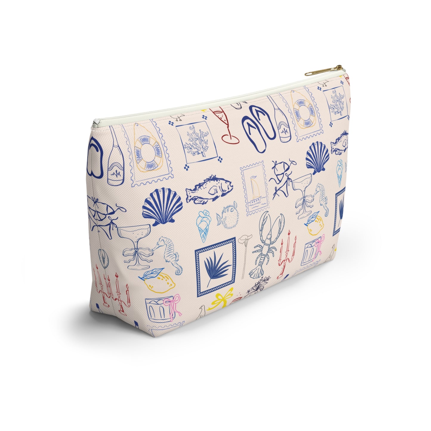 Coastal Breeze Accessory Pouch | Makeup Bag | Travel Organizer | Cosmetic Bag