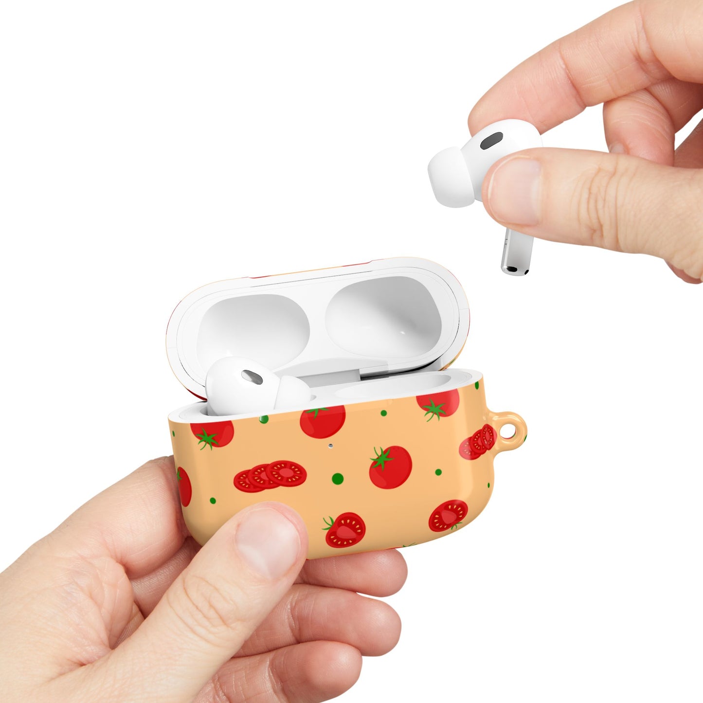 Tomato Pattern AirPod Cases