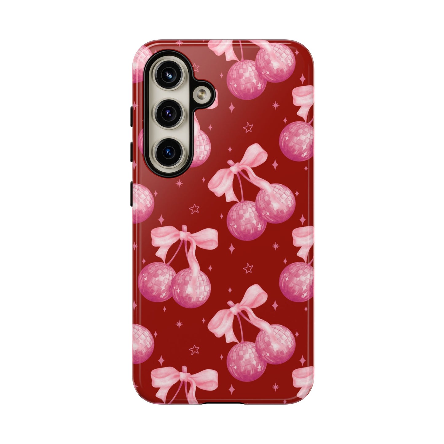 Festive Glitter Ball Phone Case - Holiday Cheer Design