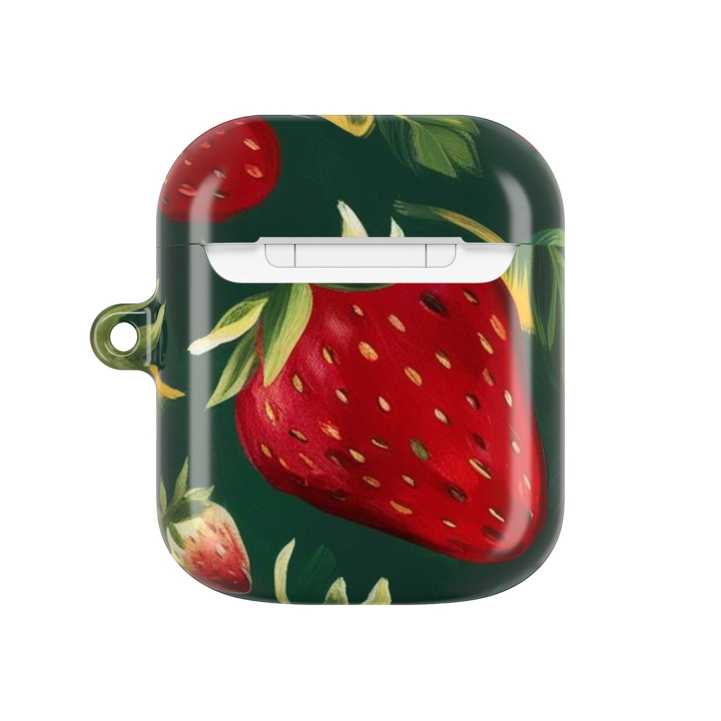 Strawberry AirPod Case - Cute Floral Accessory for Music Lovers