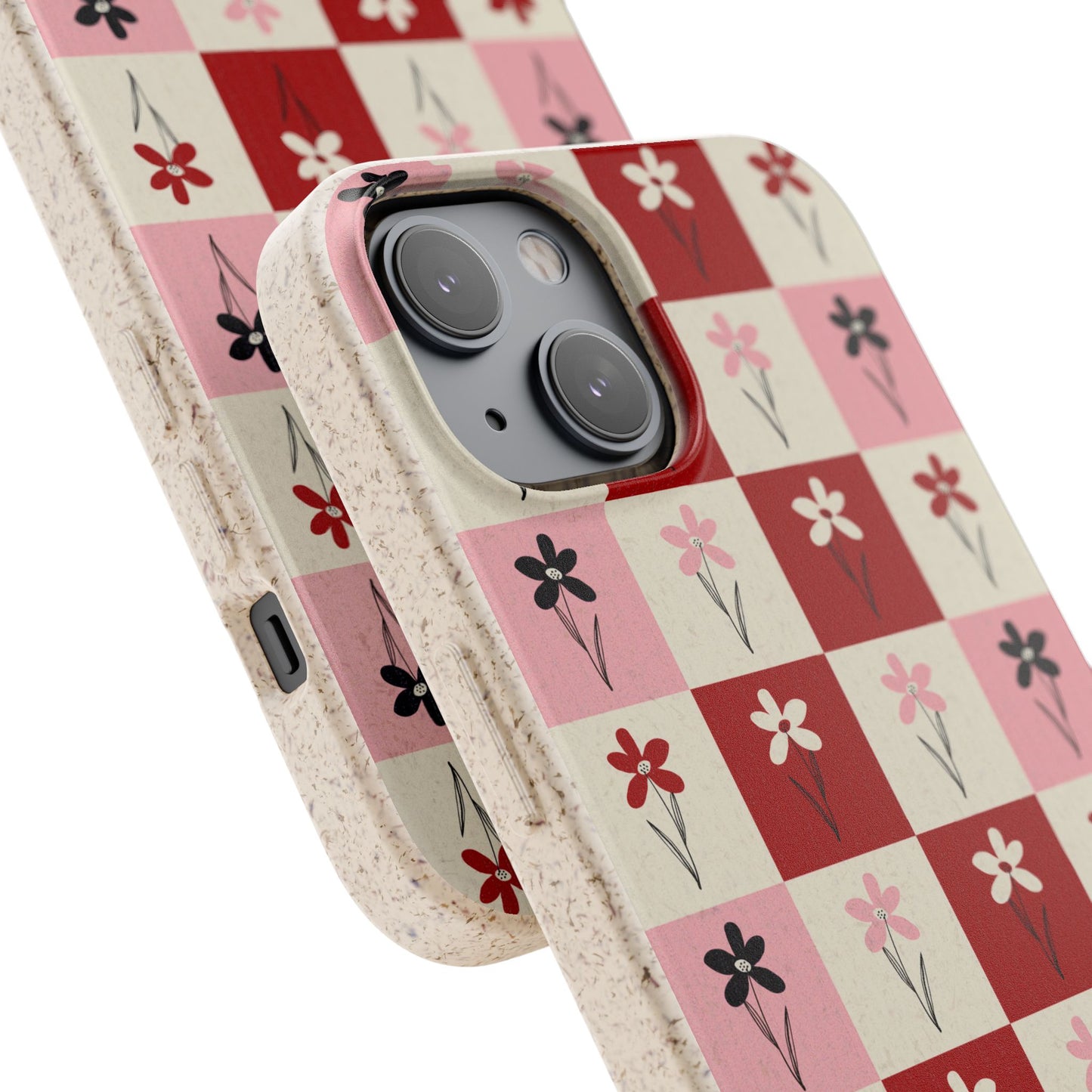 Pop Petal Plaid Eco-Friendly Phone Cases | Biodegradable | Sustainable