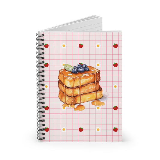 Waffle Me Crazy Spiral Notebook | Ruled | Journal