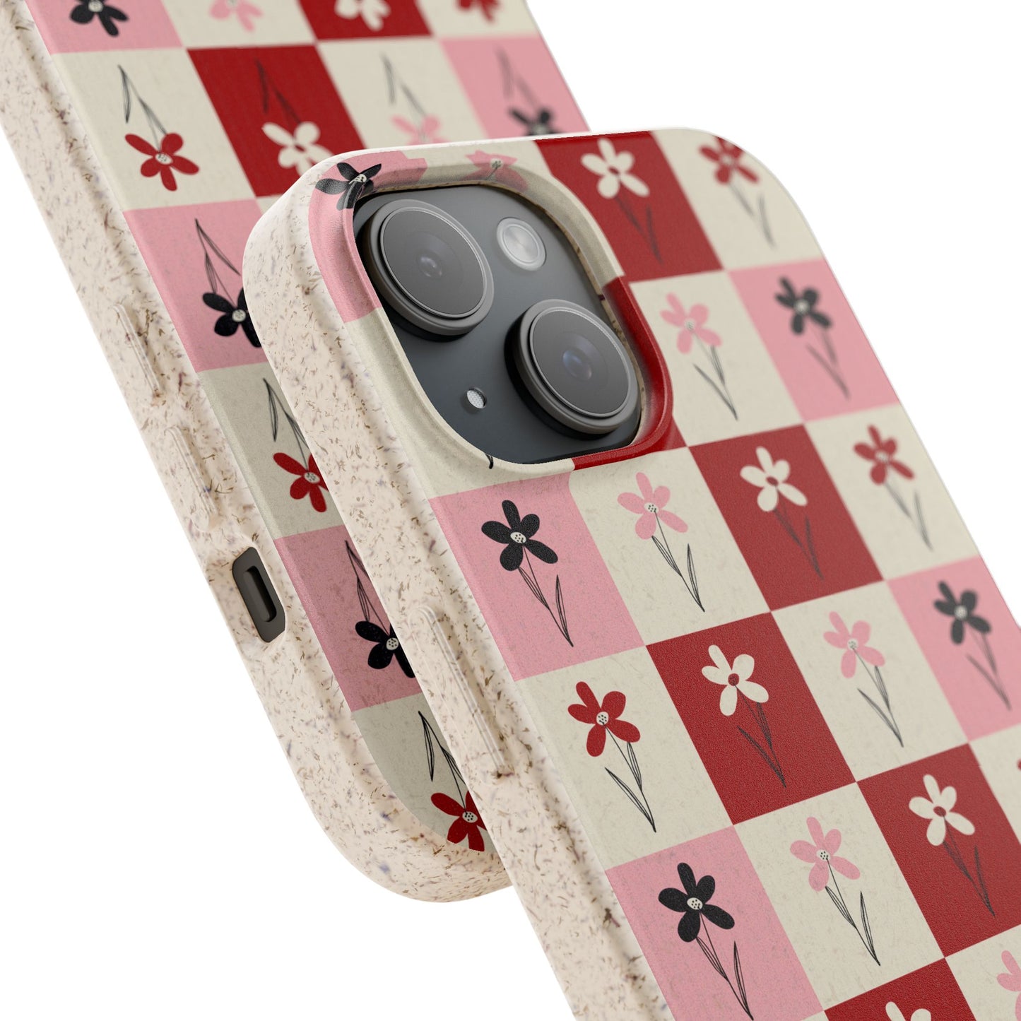 Pop Petal Plaid Eco-Friendly Phone Cases | Biodegradable | Sustainable