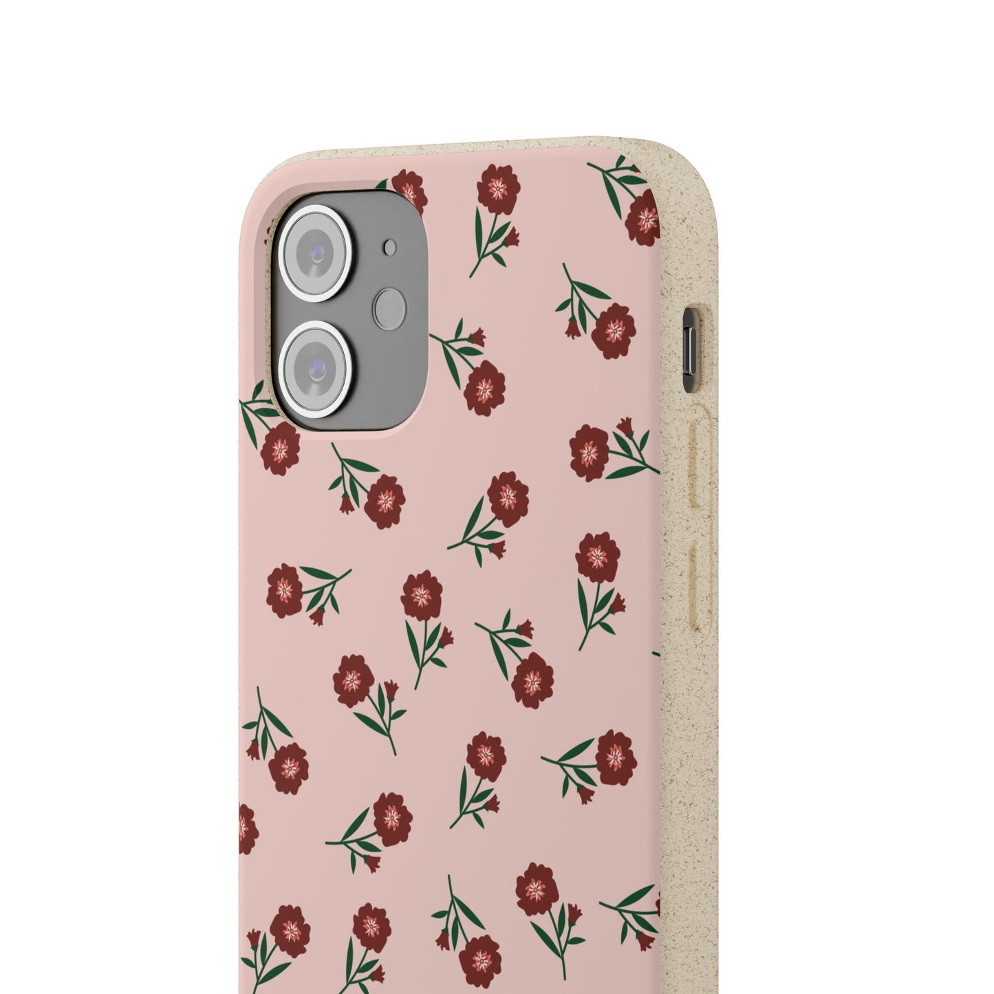 Crimson Bloom Eco-Friendly Phone Cases | Biodegradable | Sustainable