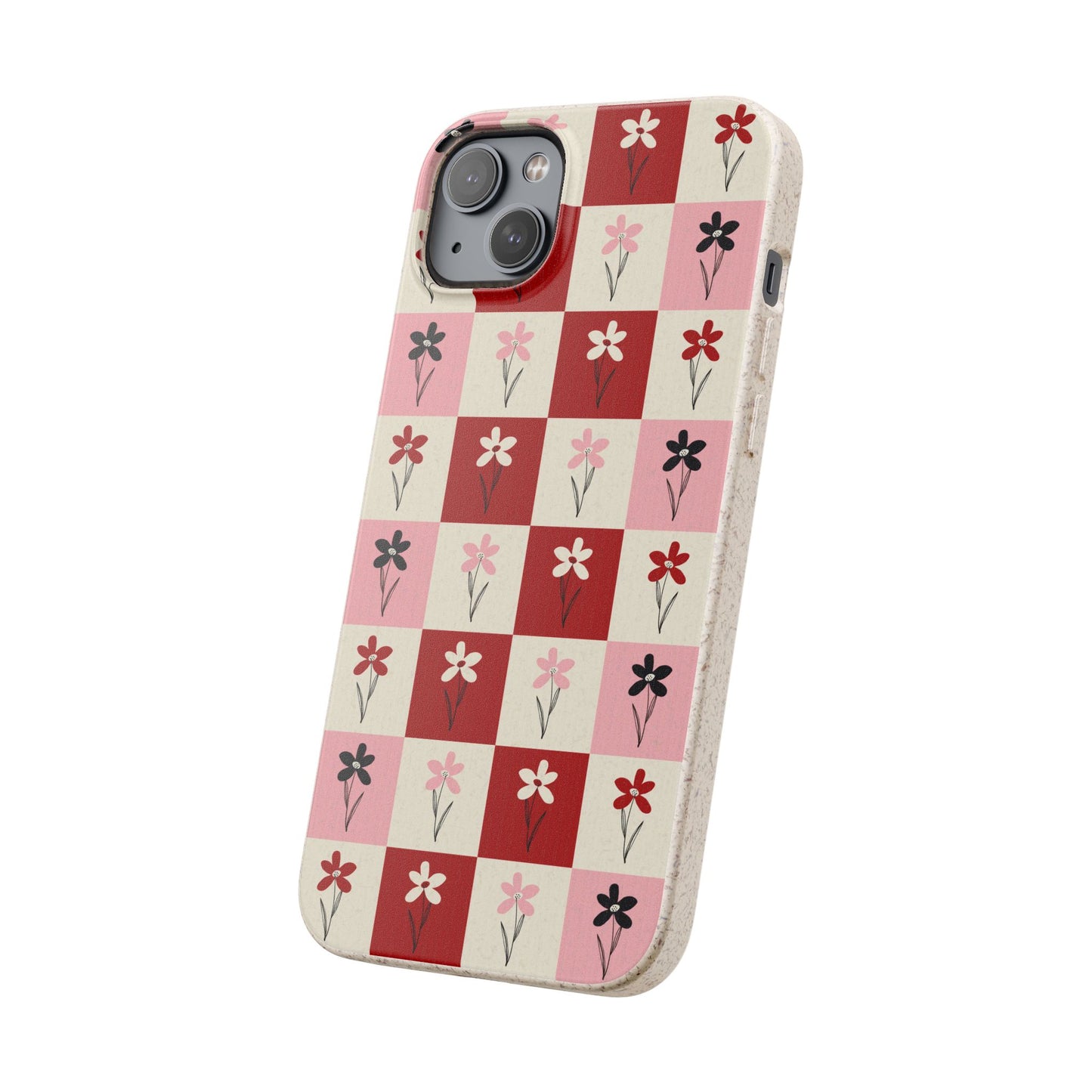 Pop Petal Plaid Eco-Friendly Phone Cases | Biodegradable | Sustainable
