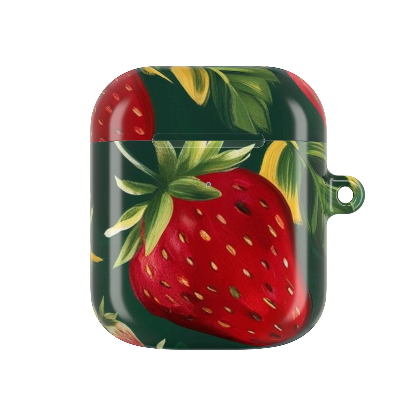Strawberry AirPod Case - Cute Floral Accessory for Music Lovers