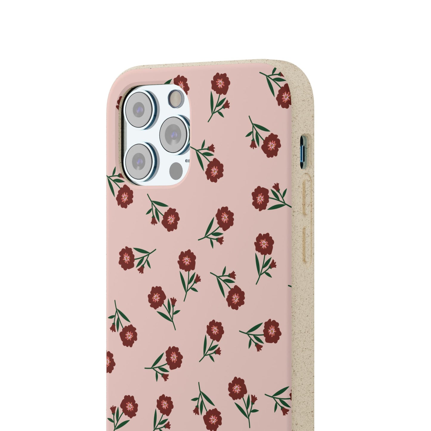 Crimson Bloom Eco-Friendly Phone Cases | Biodegradable | Sustainable