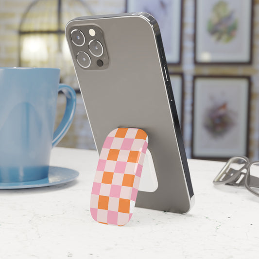 Colorful Checker Phone Grip Stand