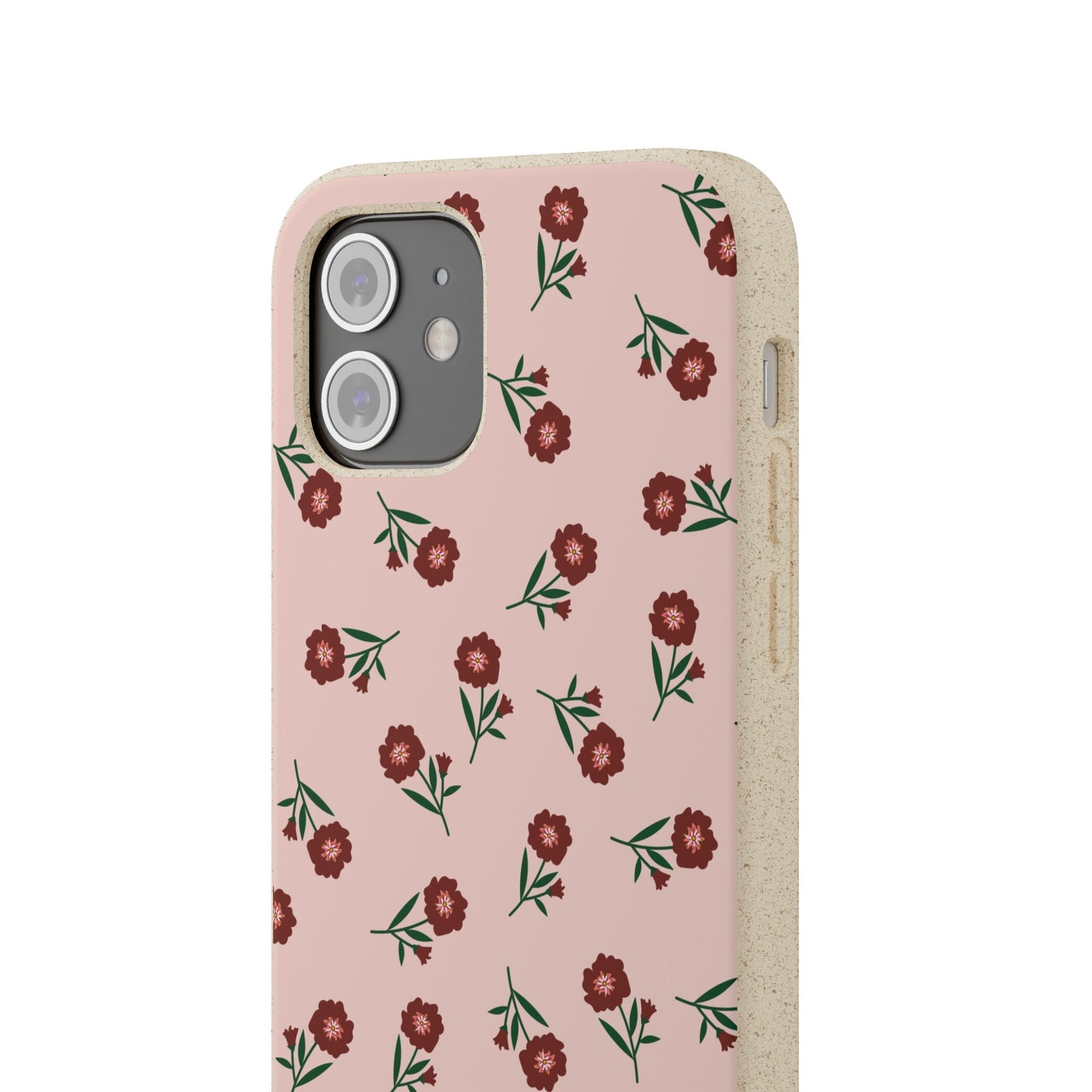 Crimson Bloom Eco-Friendly Phone Cases | Biodegradable | Sustainable