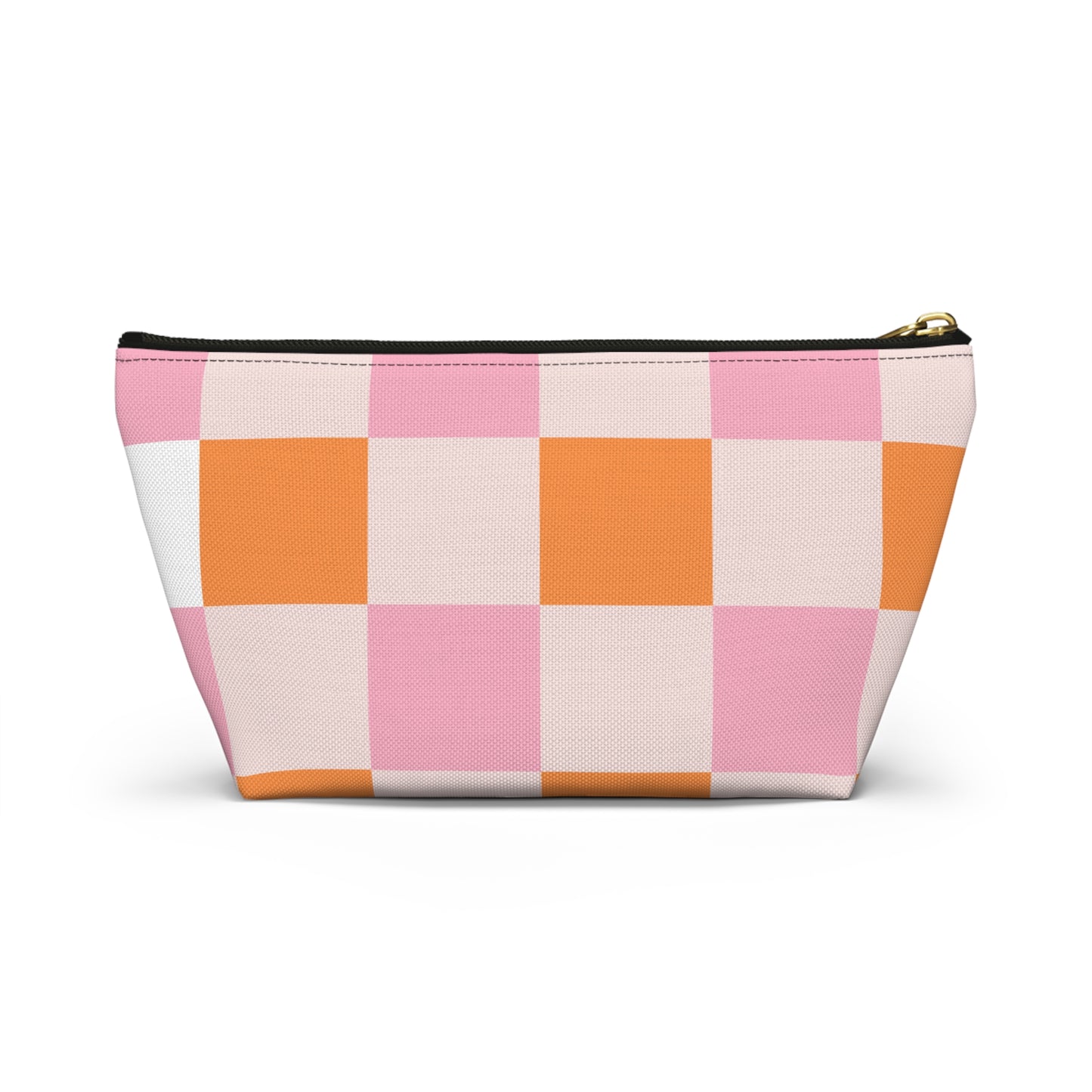 Colorful Checker Accessory Pouch | Makeup Bag | Travel Organizer