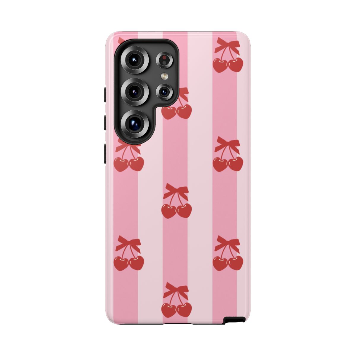 Cherry Stripe Phone Case | Tough Cases