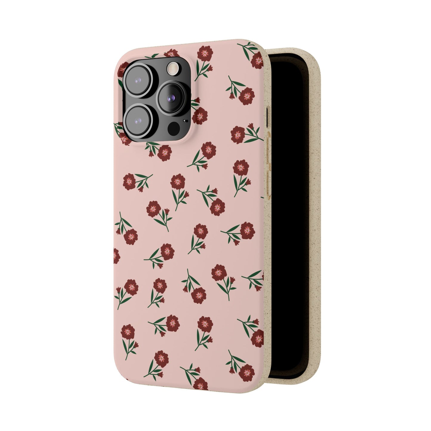 Crimson Bloom Eco-Friendly Phone Cases | Biodegradable | Sustainable