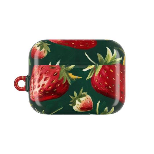 Strawberry AirPod Case - Cute Floral Accessory for Music Lovers