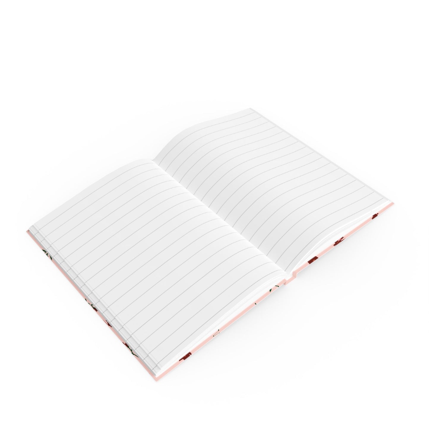 Crimson Bloom Hard Backed Journal