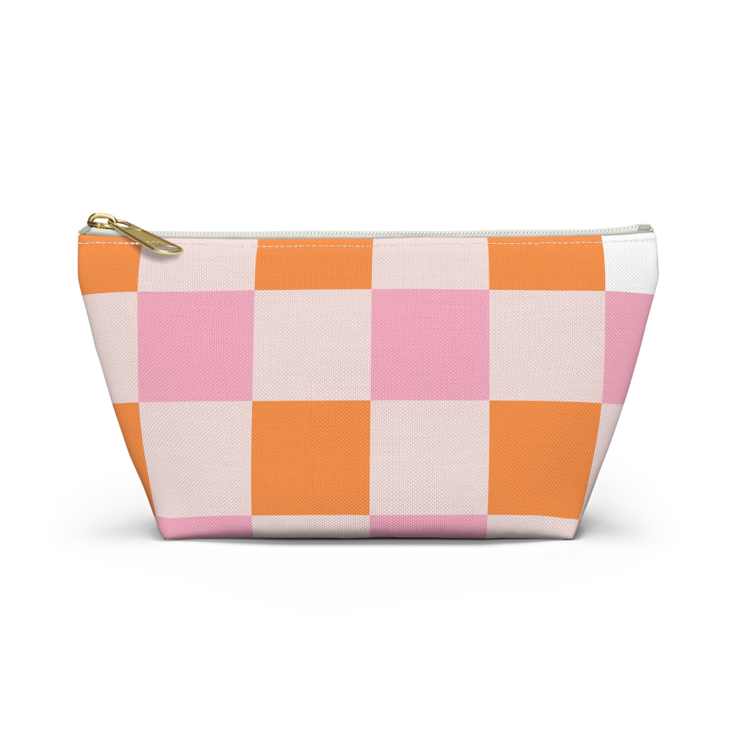 Colorful Checker Accessory Pouch | Makeup Bag | Travel Organizer