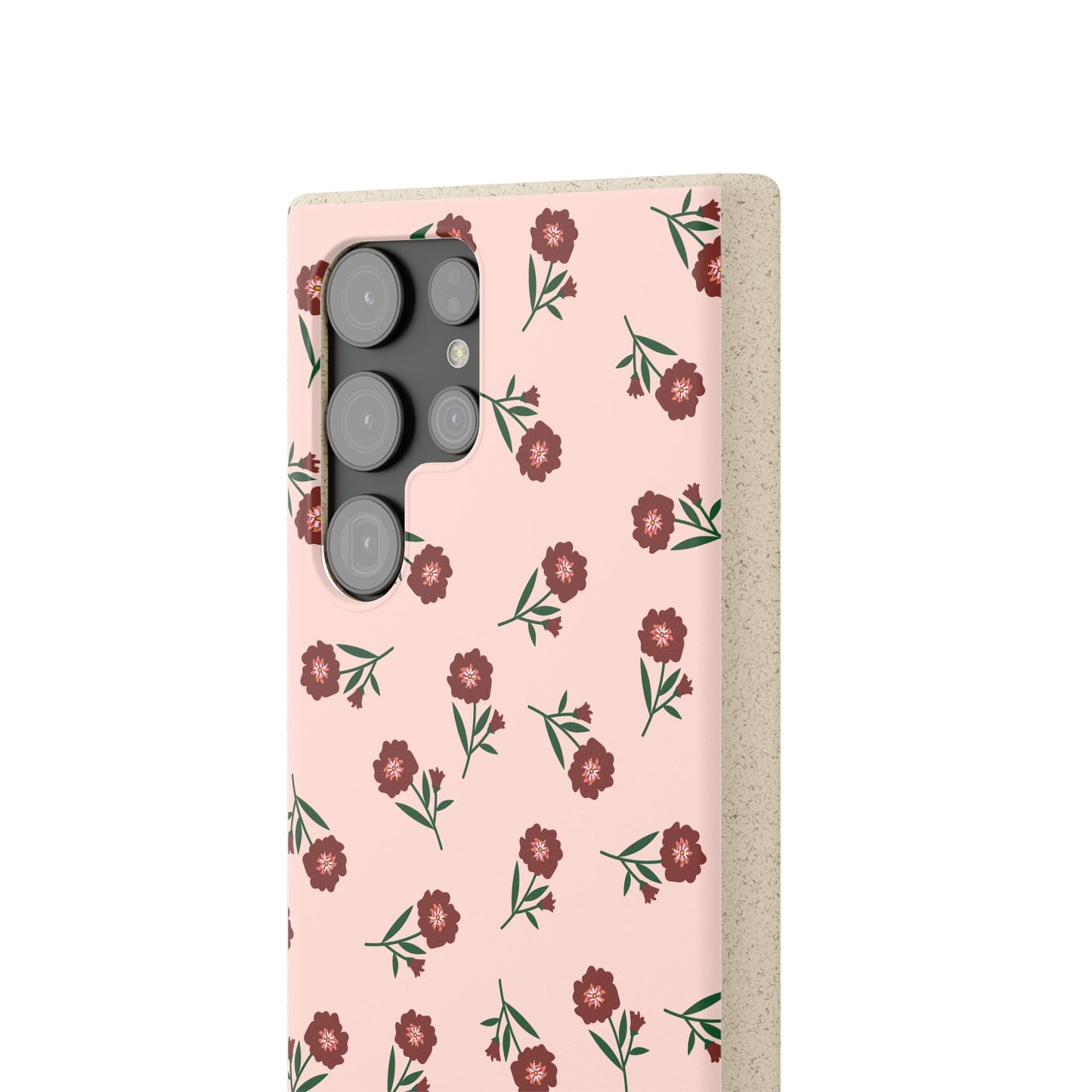 Crimson Bloom Eco-Friendly Phone Cases | Biodegradable | Sustainable