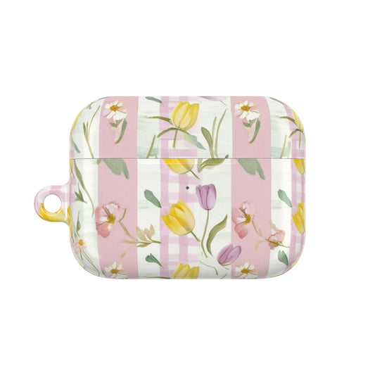 Floral AirPod Case with Pastel Flowers | Spring Vibe, Cute Gift, Stylish Accessory, Easter Present, Girls' Trendy Earbud Holder