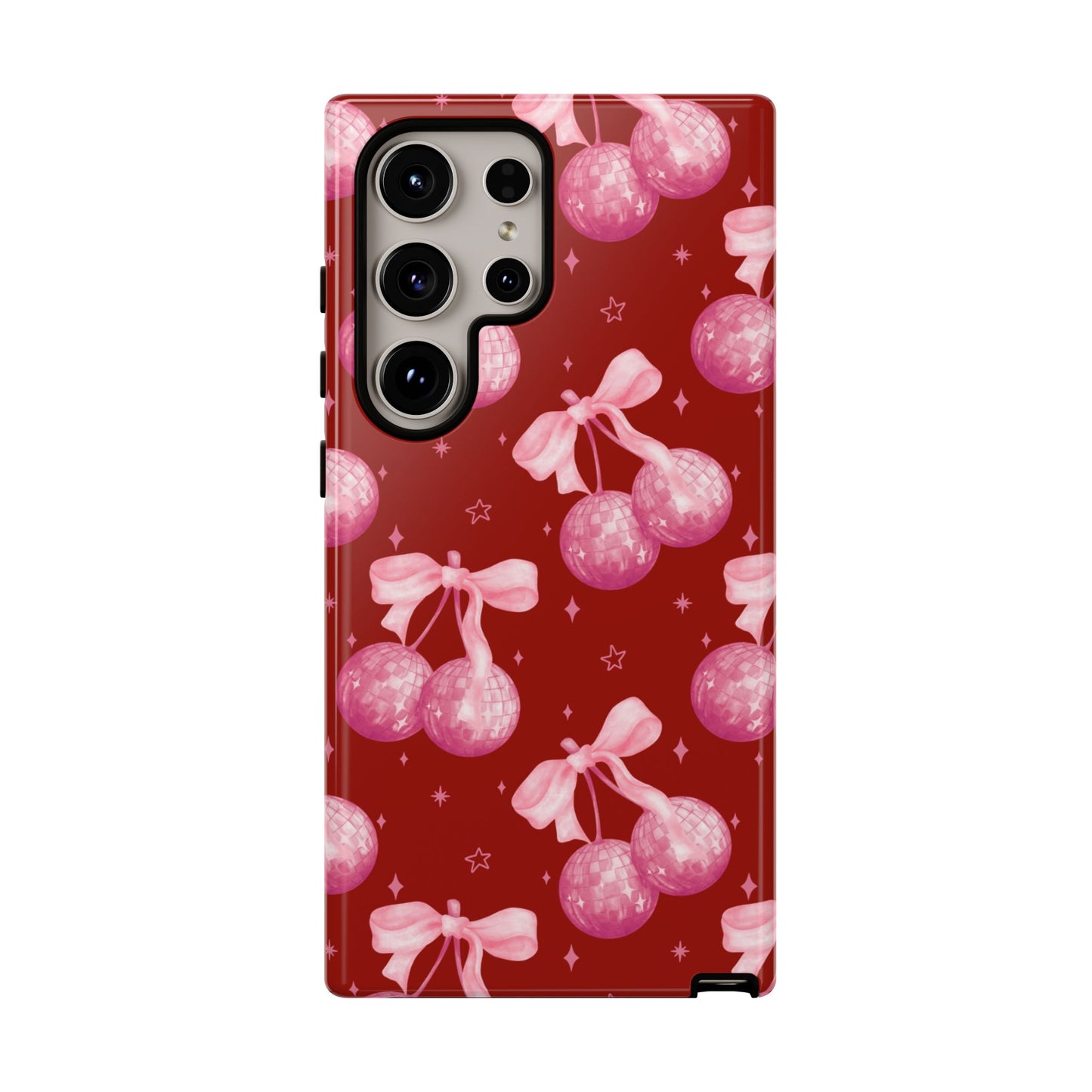 Festive Glitter Ball Phone Case - Holiday Cheer Design