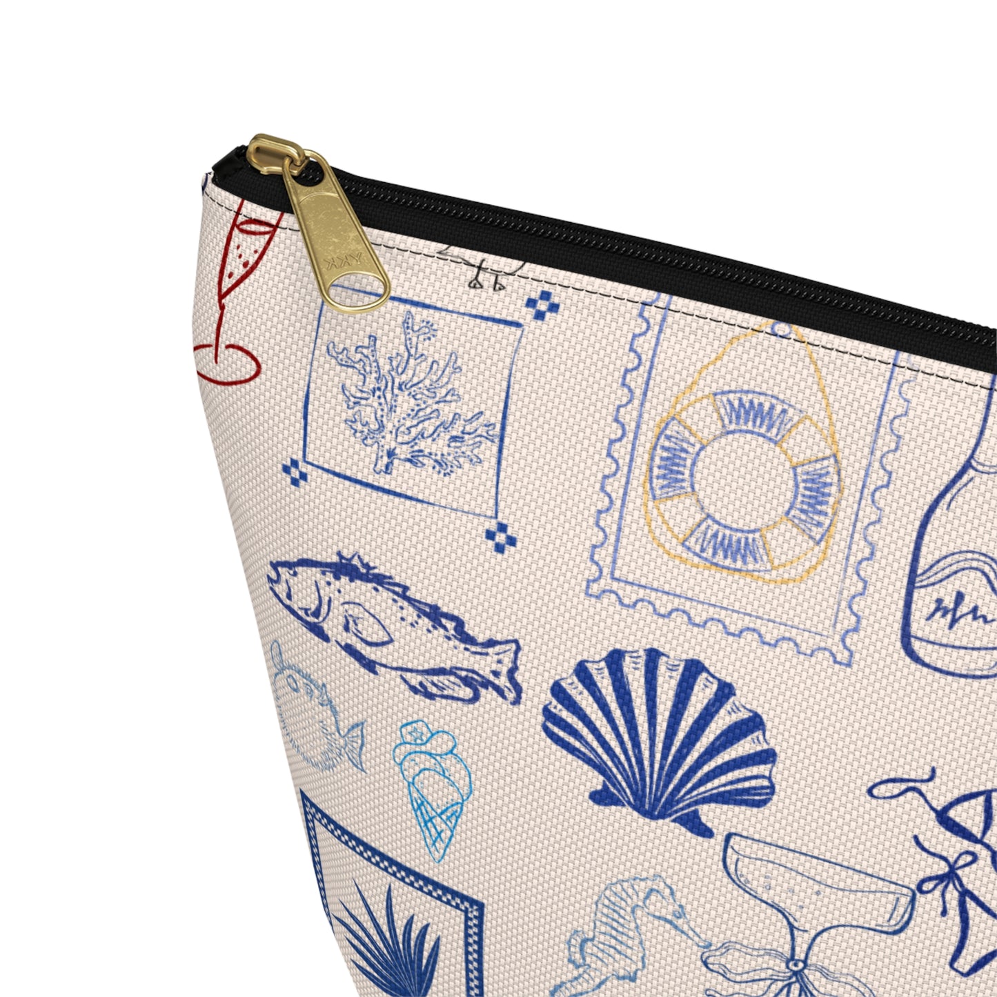 Coastal Breeze Accessory Pouch | Makeup Bag | Travel Organizer | Cosmetic Bag