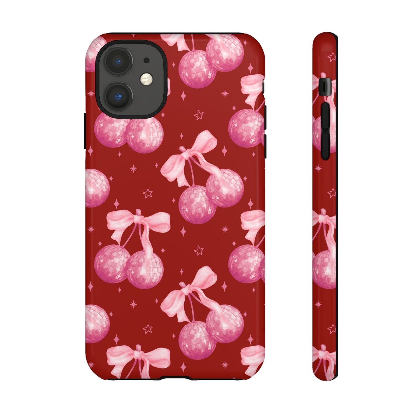 Festive Glitter Ball Phone Case - Holiday Cheer Design