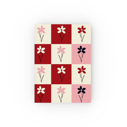 Pop Petal Plaid Hard Backed Journal | Notebook | Daily Planner