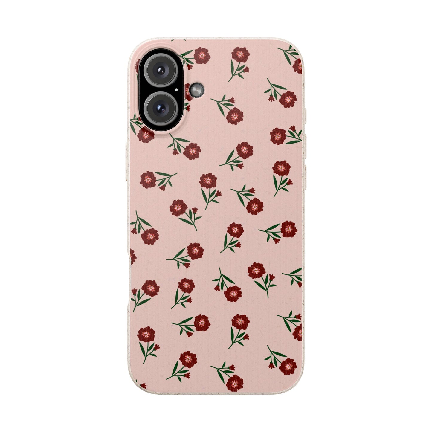 Crimson Bloom Eco-Friendly Phone Cases | Biodegradable | Sustainable