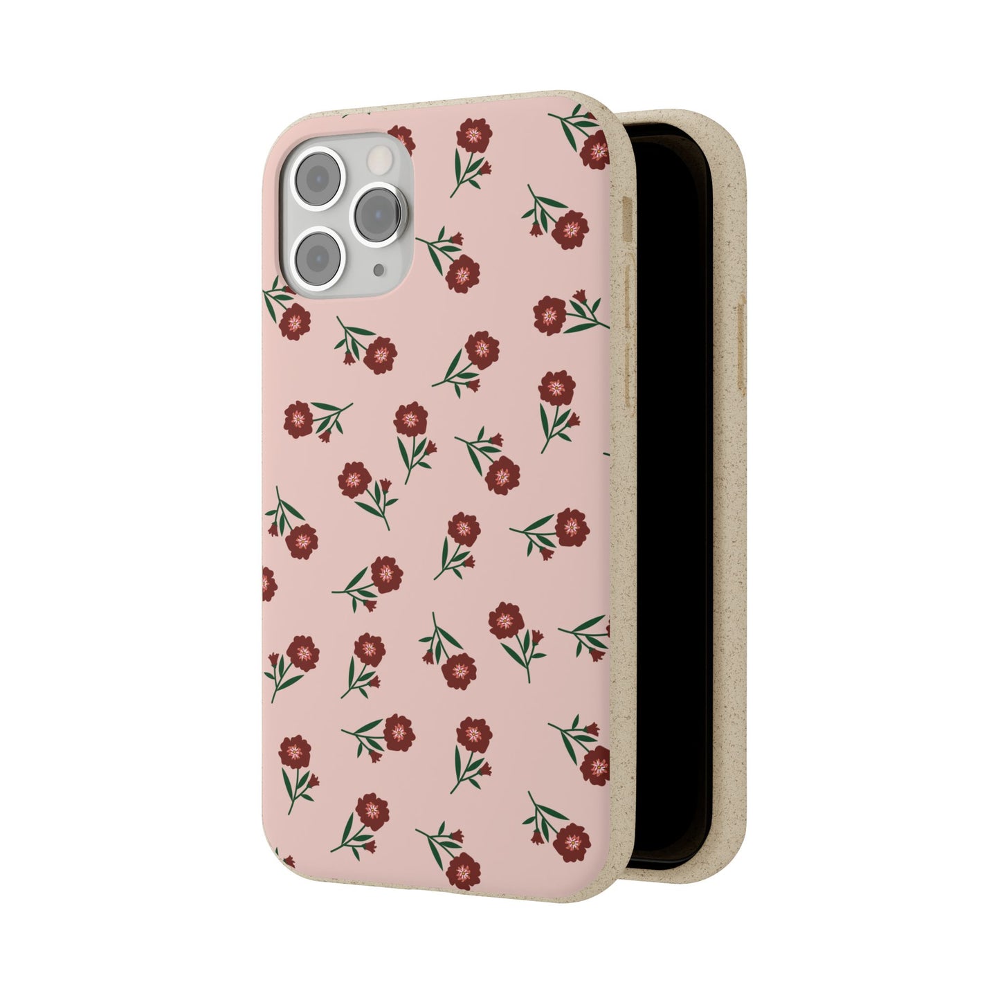 Crimson Bloom Eco-Friendly Phone Cases | Biodegradable | Sustainable