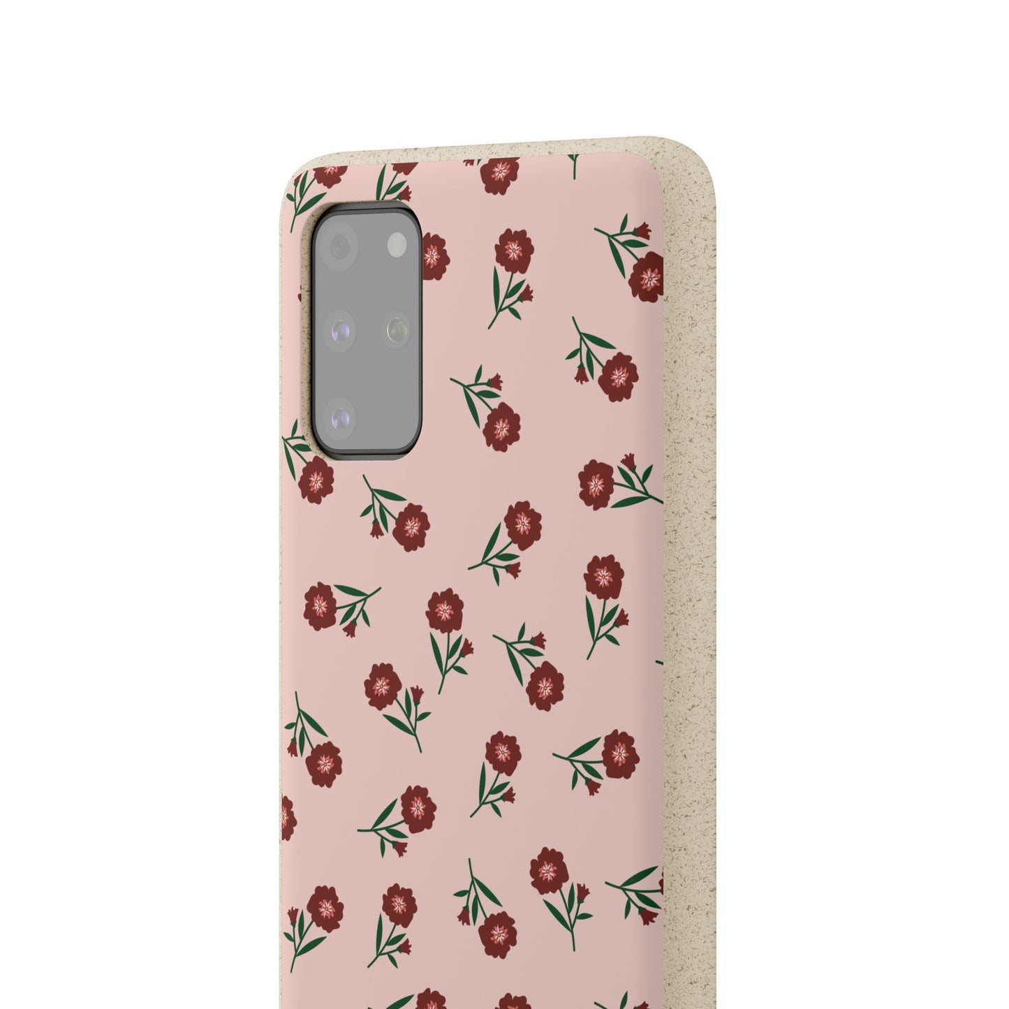 Crimson Bloom Eco-Friendly Phone Cases | Biodegradable | Sustainable