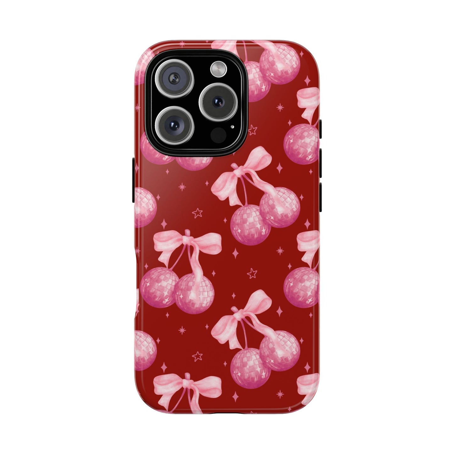 Festive Glitter Ball Phone Case - Holiday Cheer Design