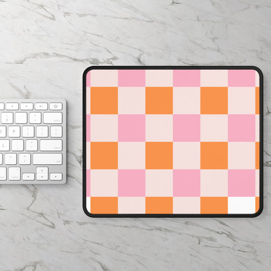 Colorful Checker Mouse Pad
