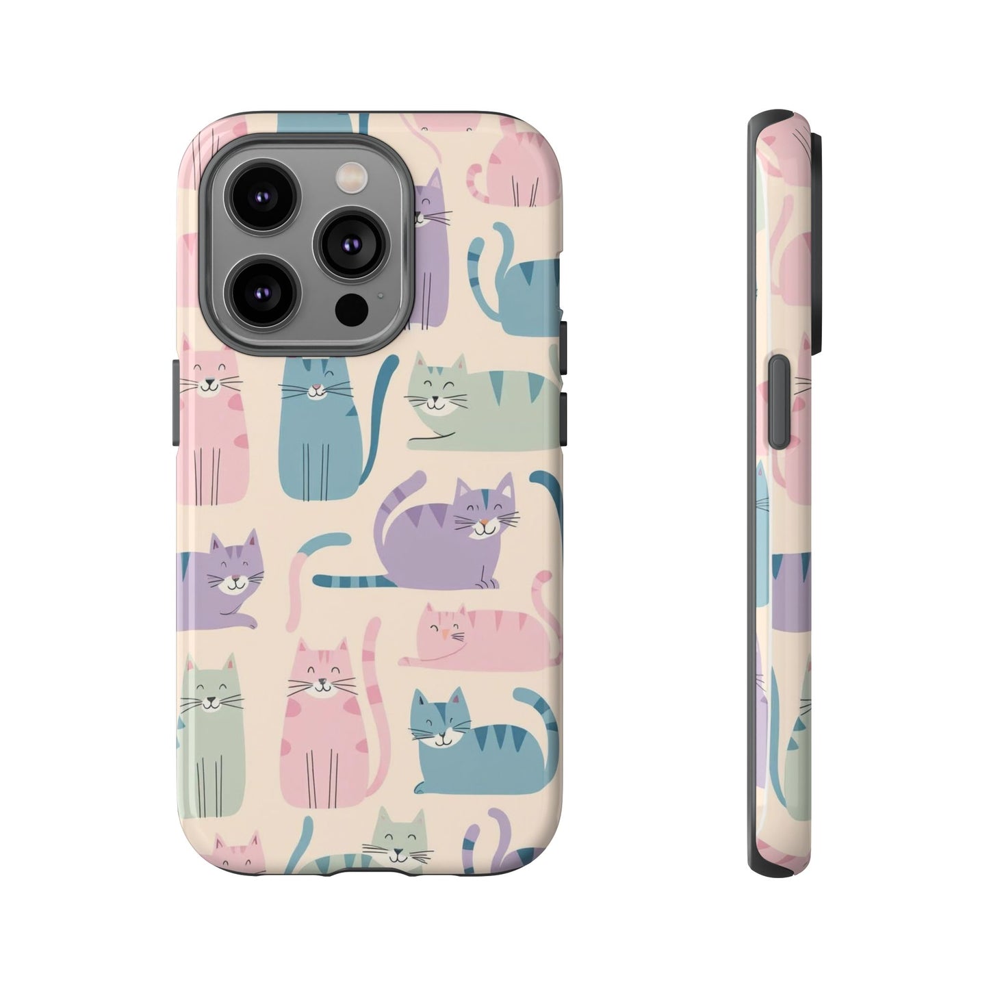 Cute Cat Phone Case - Tough & Stylish Pet Lover Accessory