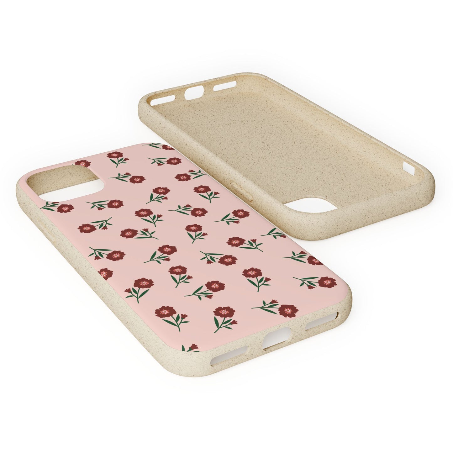 Crimson Bloom Eco-Friendly Phone Cases | Biodegradable | Sustainable