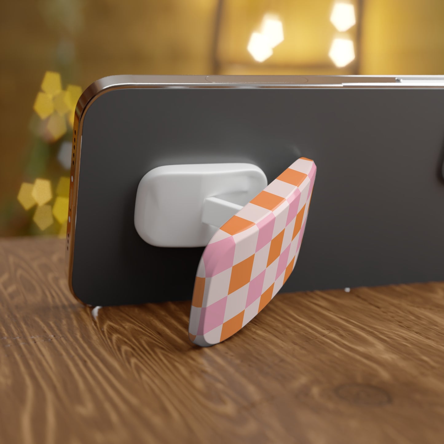 Colorful Checker Phone Grip Stand