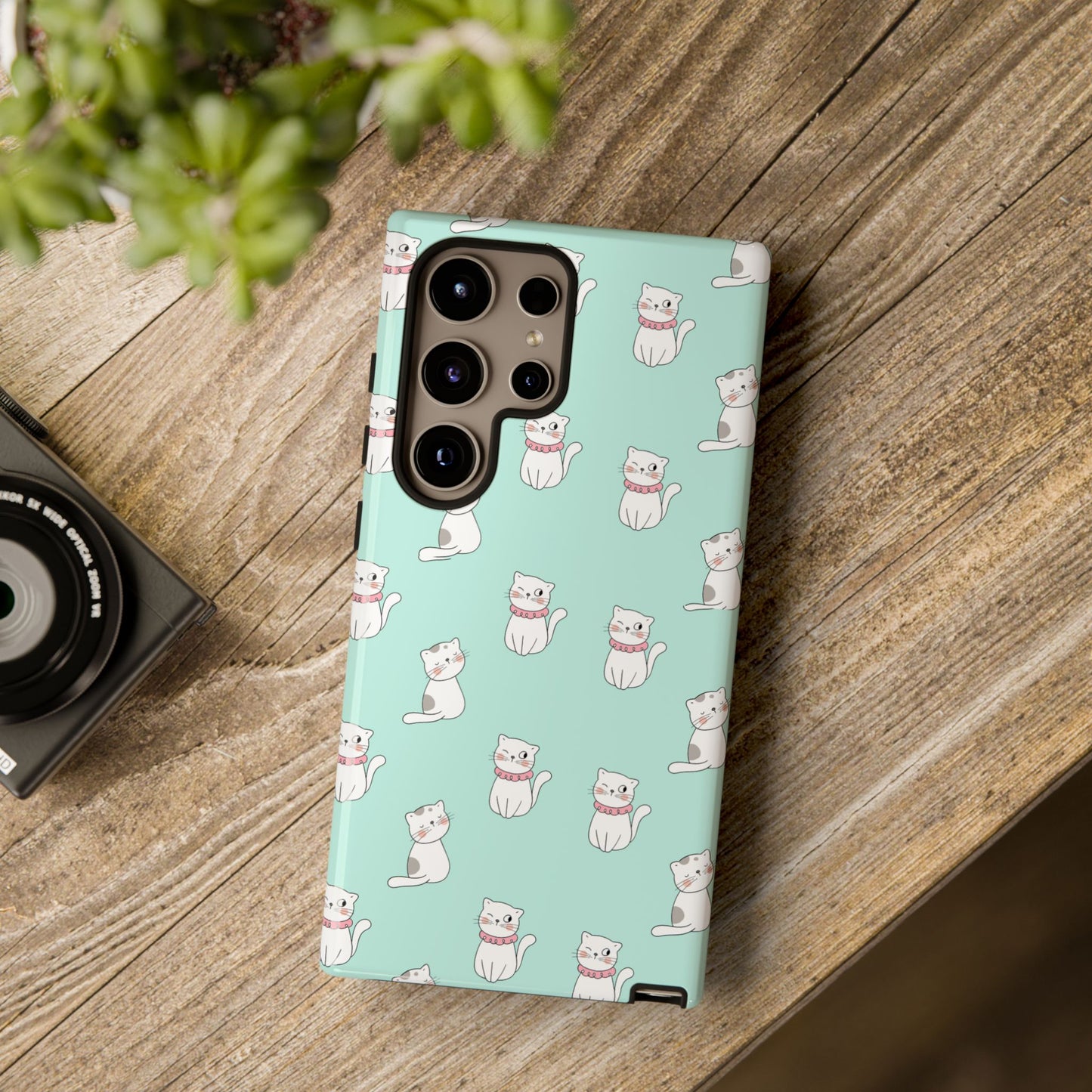 Cute Cat Pattern Phone Case for Cat Lovers