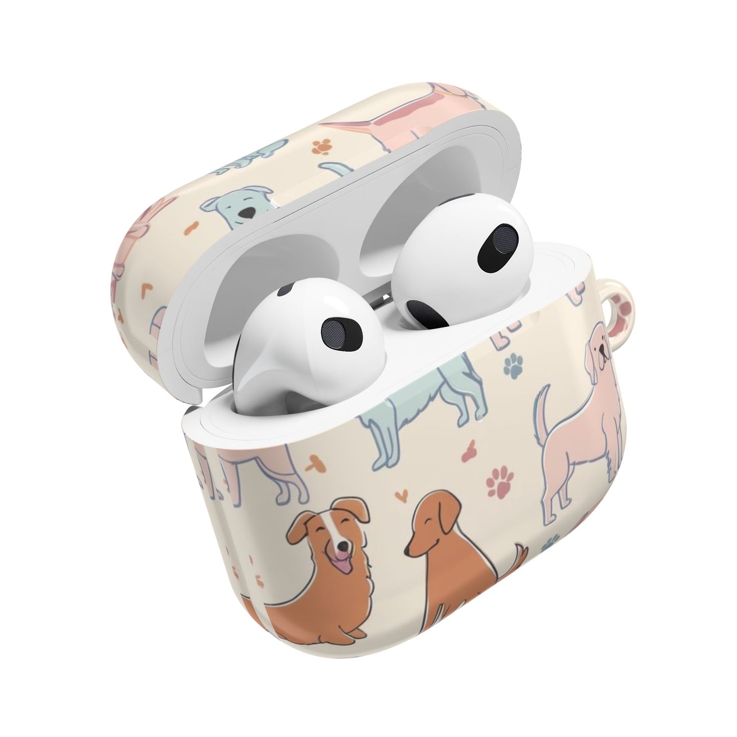 Cute Dog Pattern AirPod Case – Pet Lover Gift