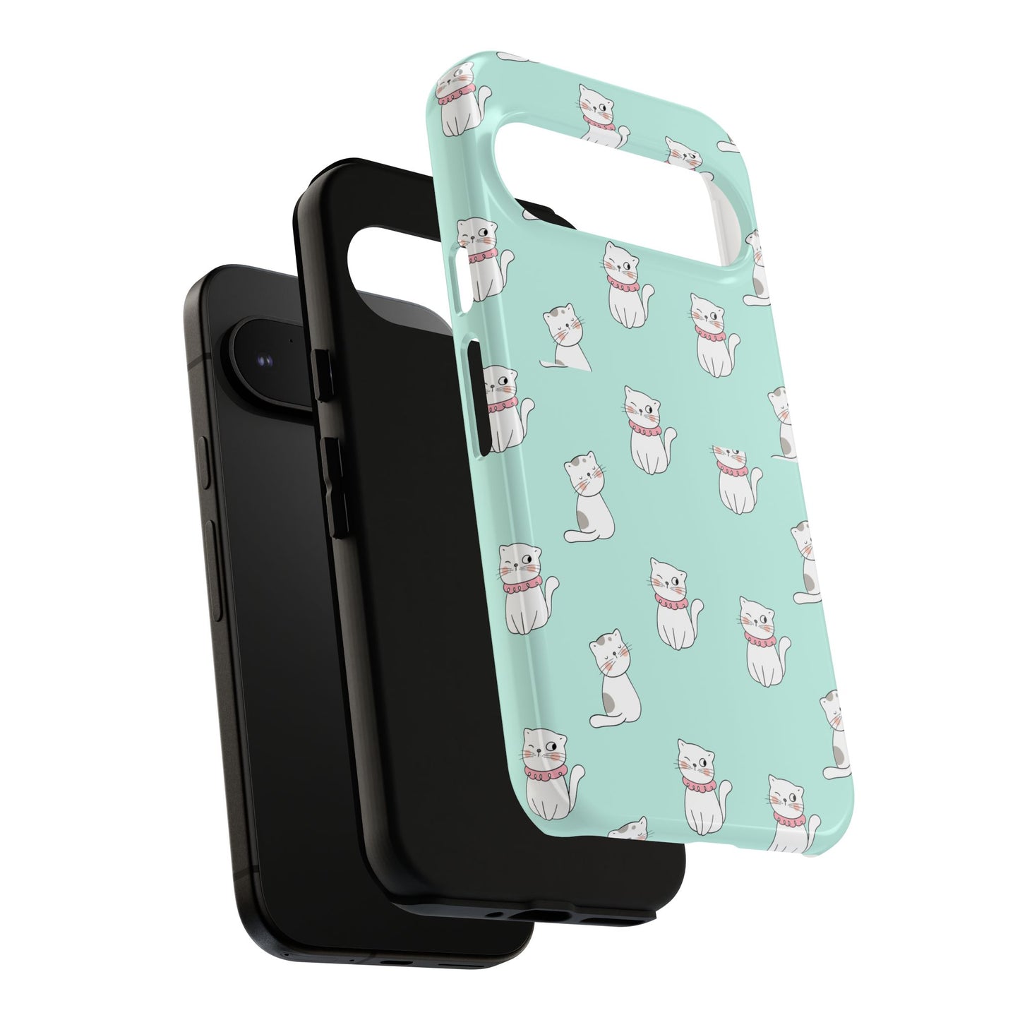 Cute Cat Pattern Phone Case for Cat Lovers