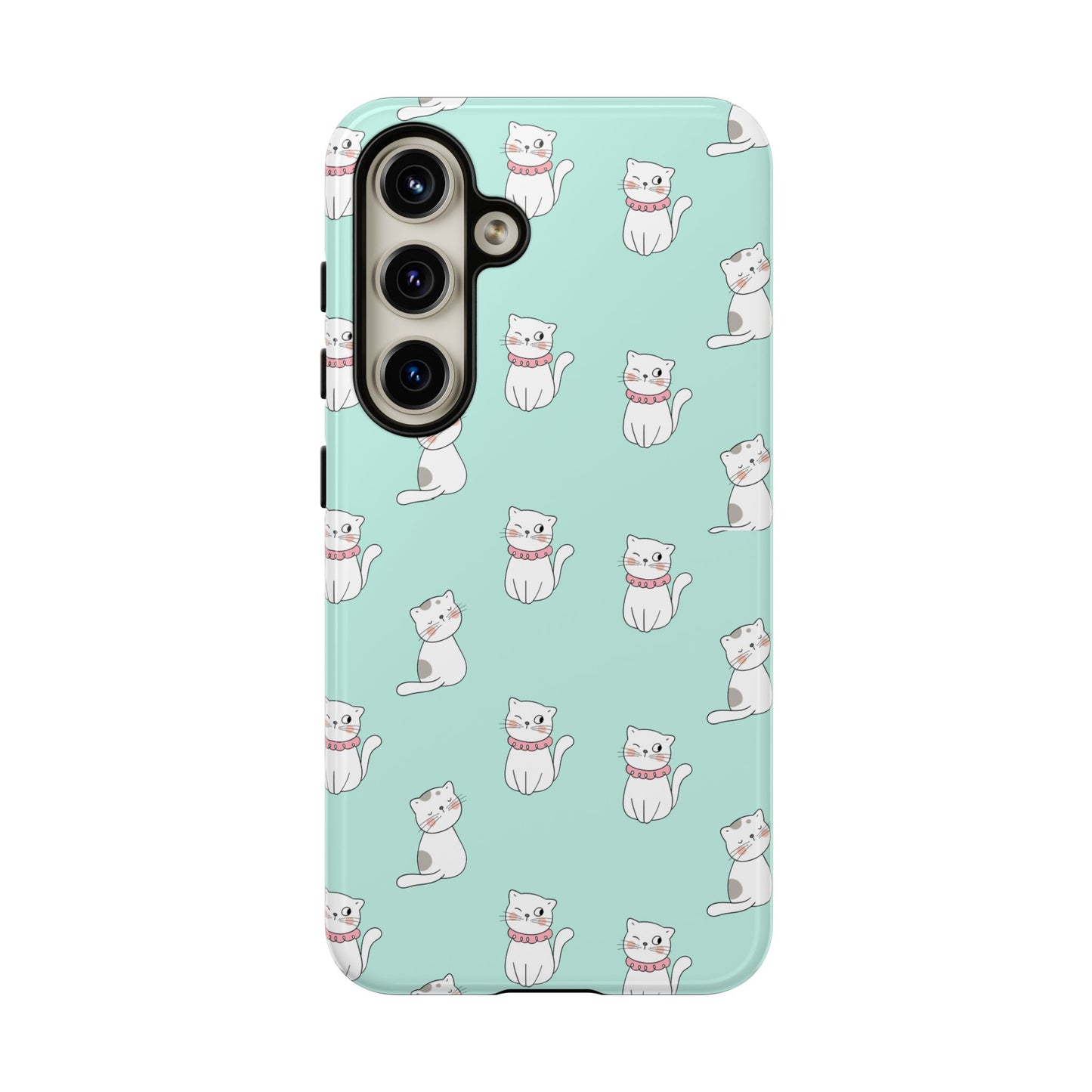 Cute Cat Pattern Phone Case for Cat Lovers