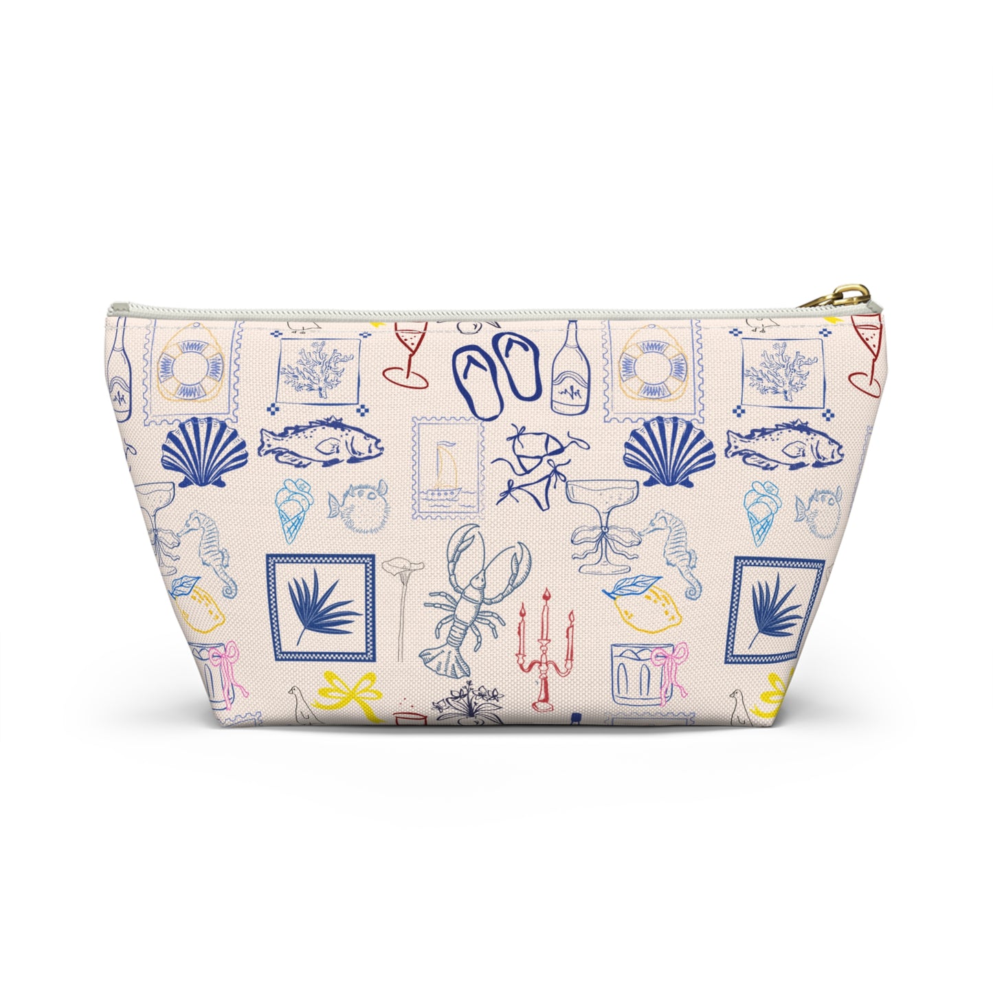 Coastal Breeze Accessory Pouch | Makeup Bag | Travel Organizer | Cosmetic Bag