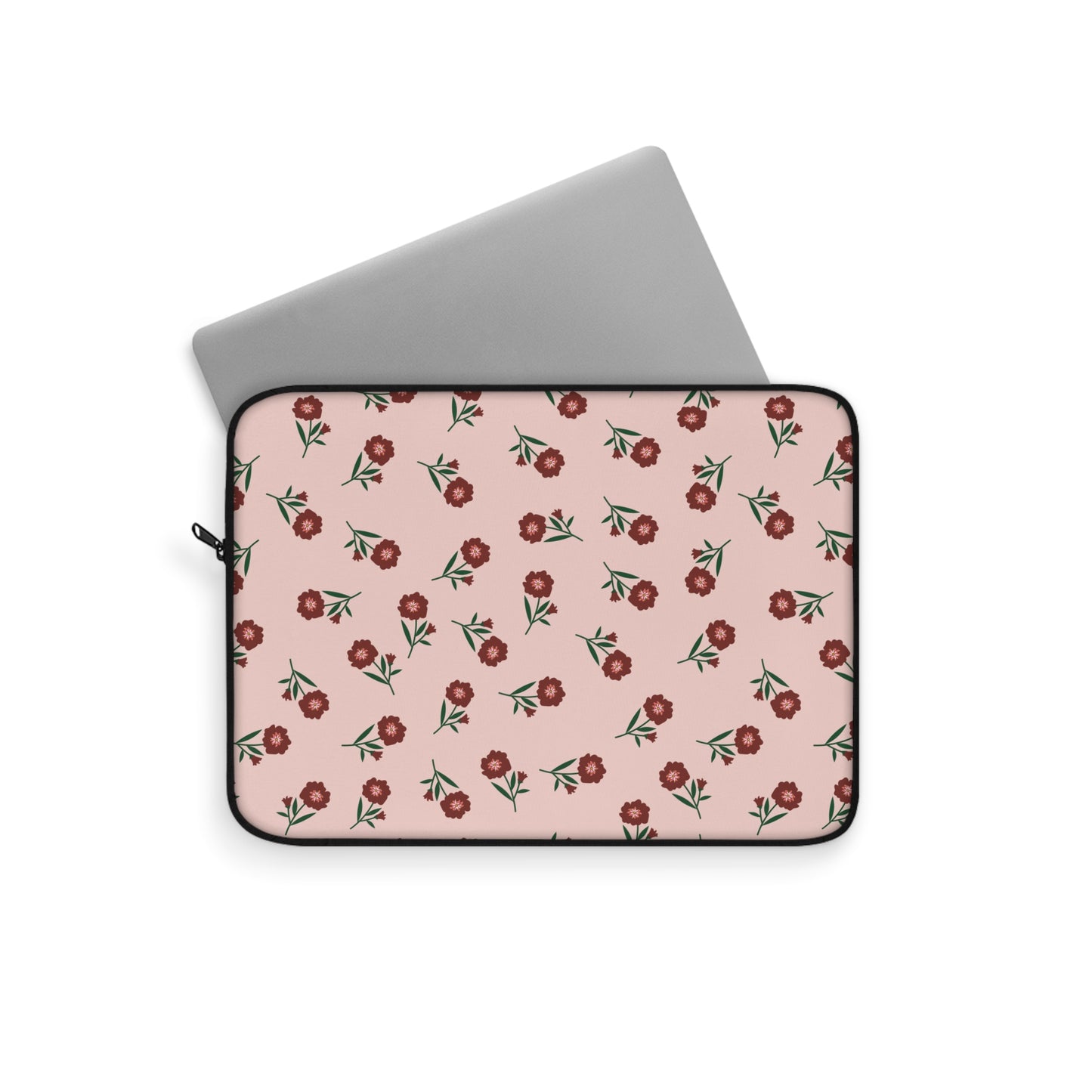 Crimson Bloom Laptop Sleeve