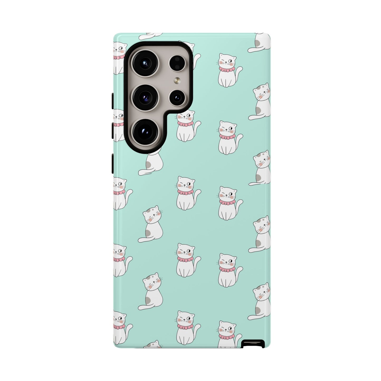 Cute Cat Pattern Phone Case for Cat Lovers