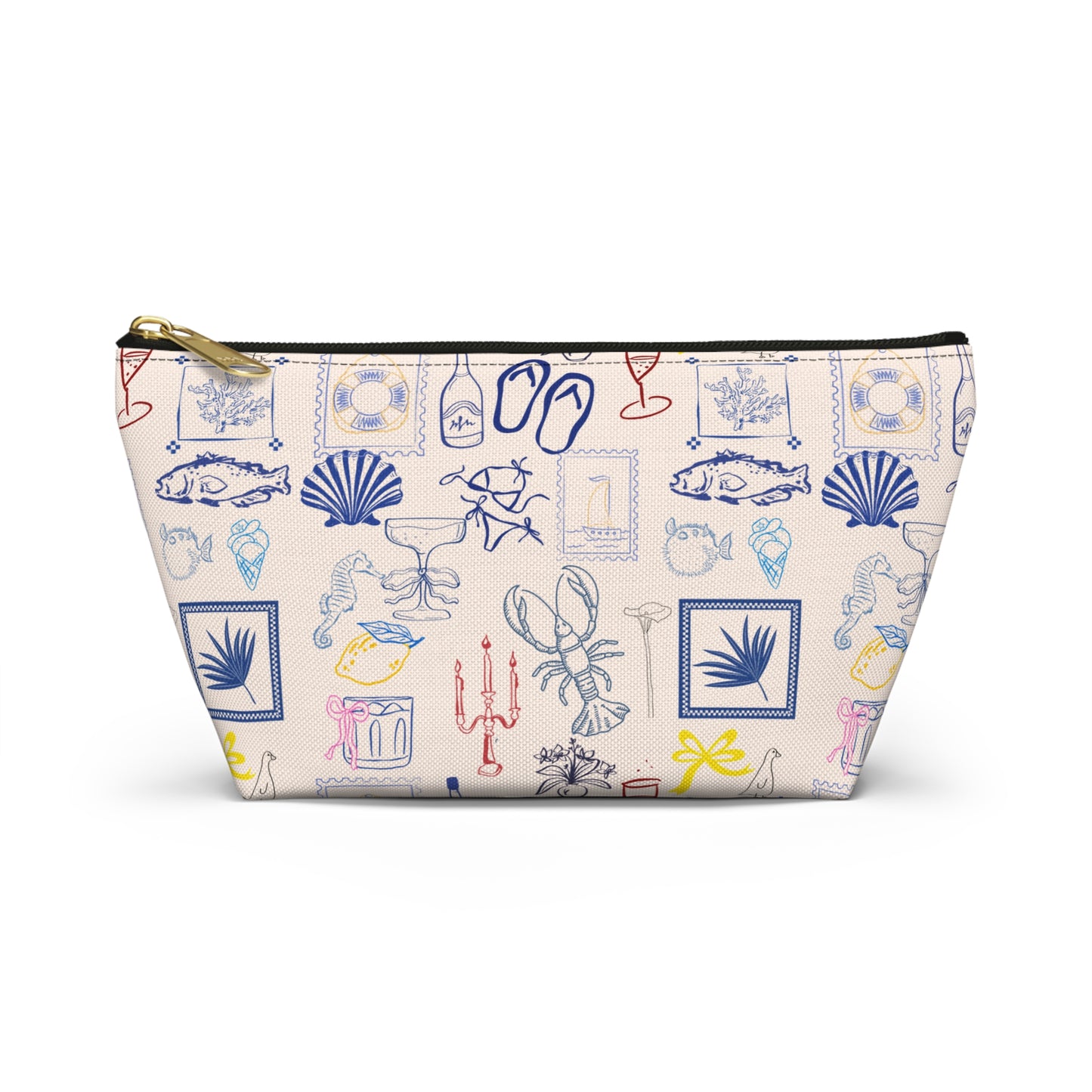 Coastal Breeze Accessory Pouch | Makeup Bag | Travel Organizer | Cosmetic Bag