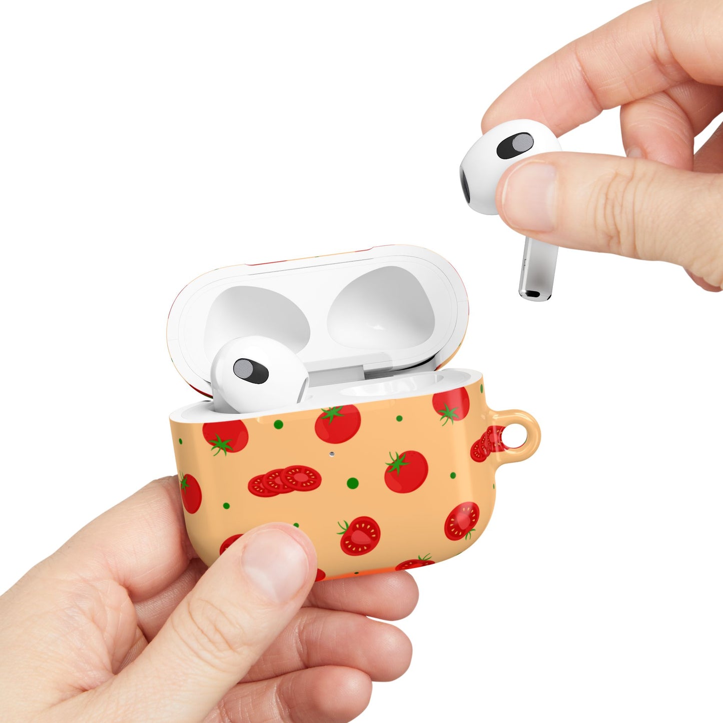 Tomato Pattern AirPod Cases
