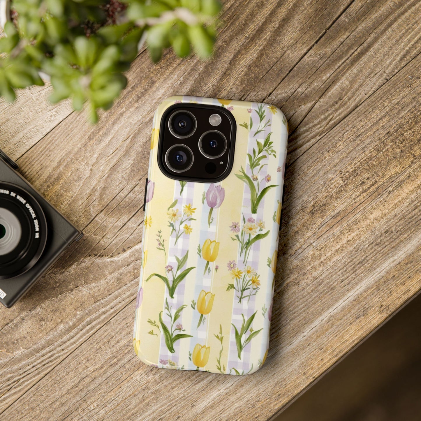 Floral Phone Case | Tough Cases for Nature Lovers, Spring Gift, Floral Design, Cute Phone Accessories, Customizable Phone Case
