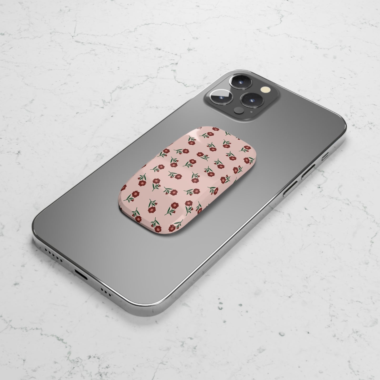 Crimson Bloom Phone Grip