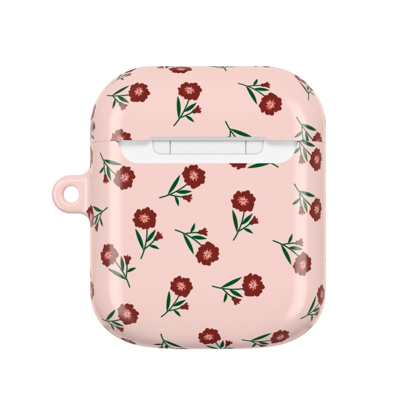 Crimson Bloom AirPod Case