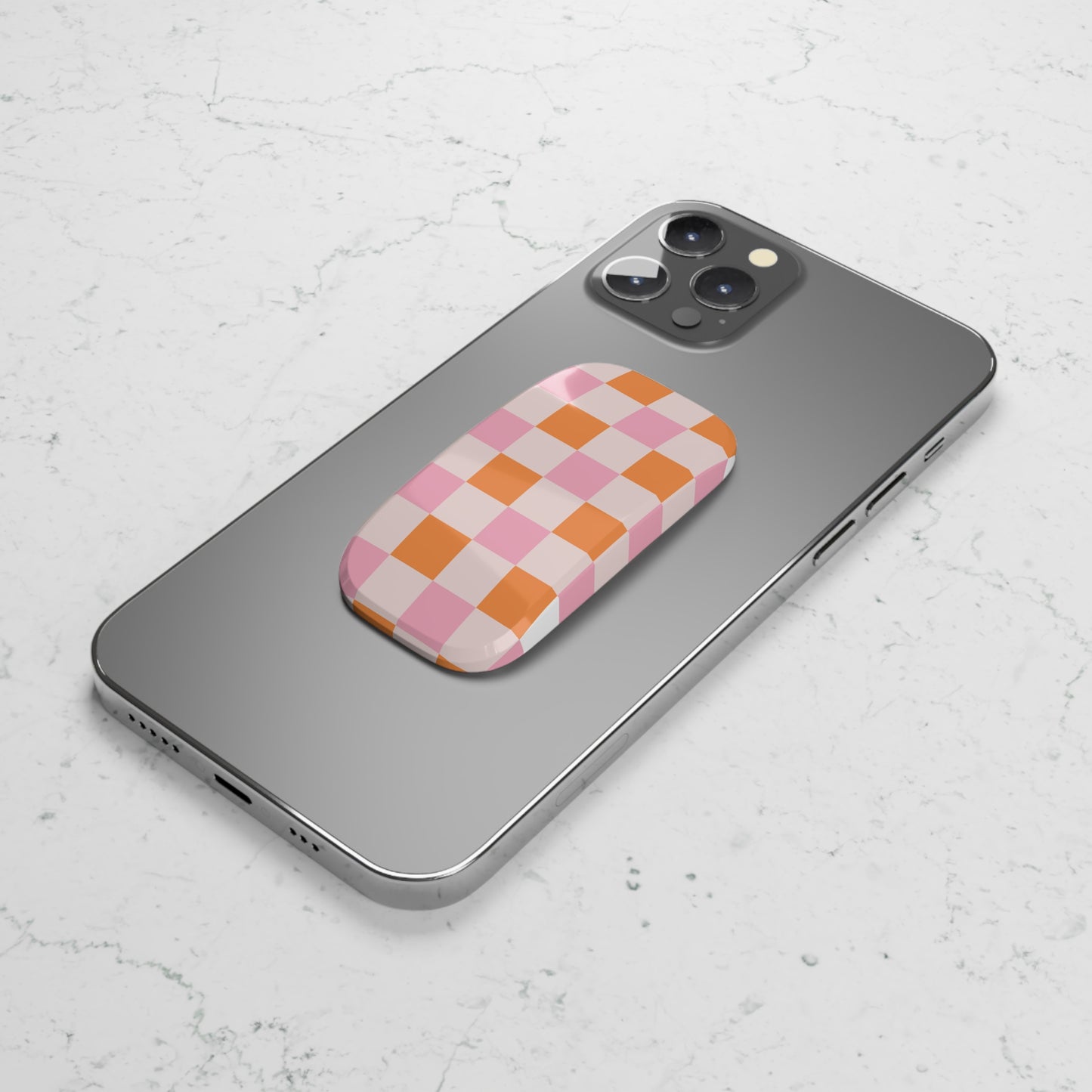 Colorful Checker Phone Grip Stand
