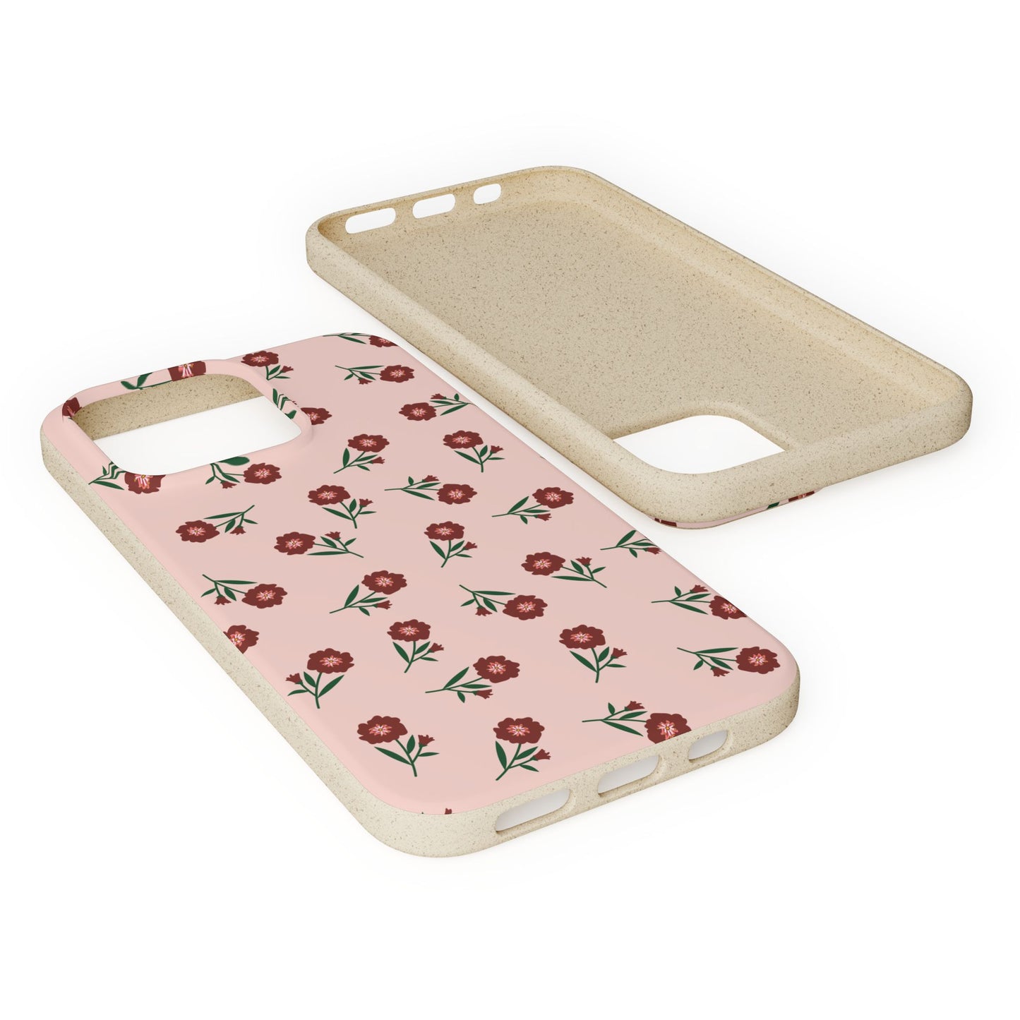 Crimson Bloom Eco-Friendly Phone Cases | Biodegradable | Sustainable