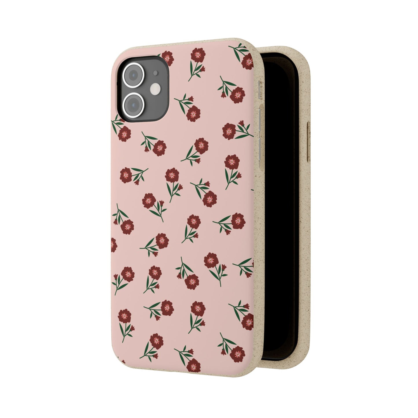 Crimson Bloom Eco-Friendly Phone Cases | Biodegradable | Sustainable